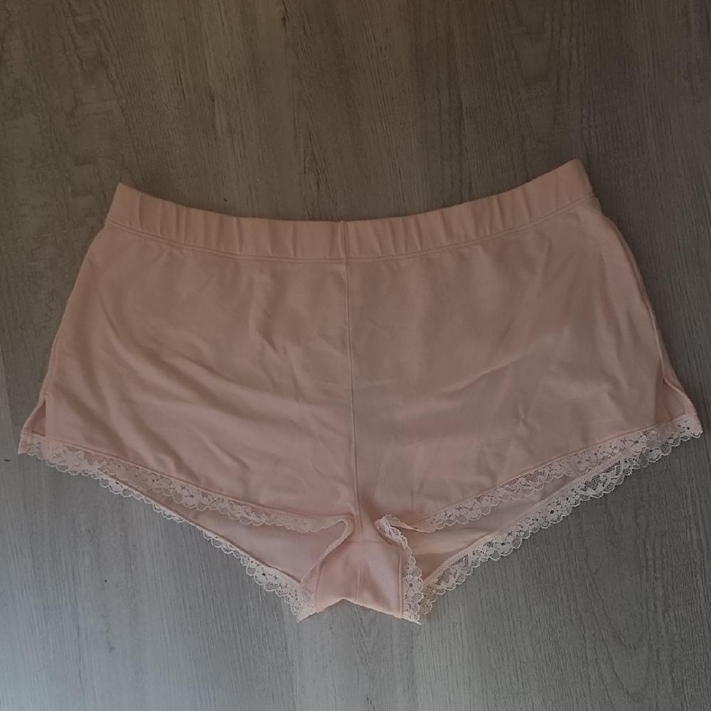 SKIMS Blush Lace-Trim Pajama, Shorts ONLY